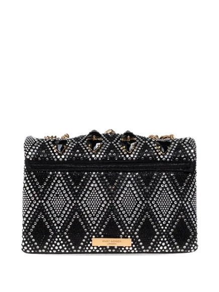 Женский клатч Kurt Geiger Kensington с кристаллами, черный