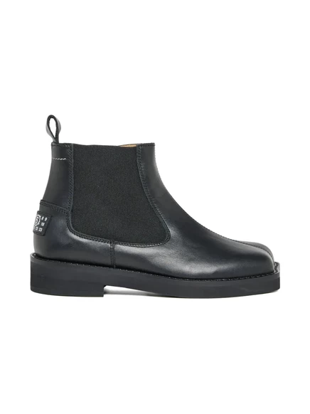 Детские ботильоны MM6 Maison Margiela Kids черные
