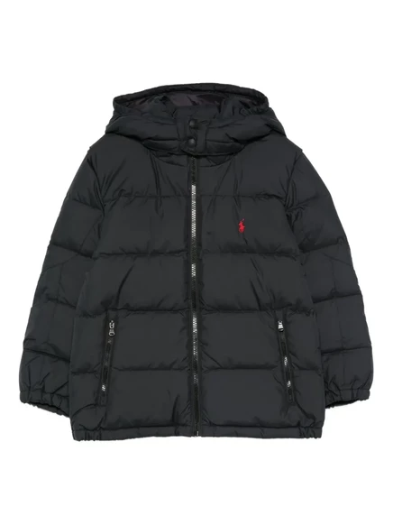 Подростковая пуховая куртка Polo Ralph Lauren, черная