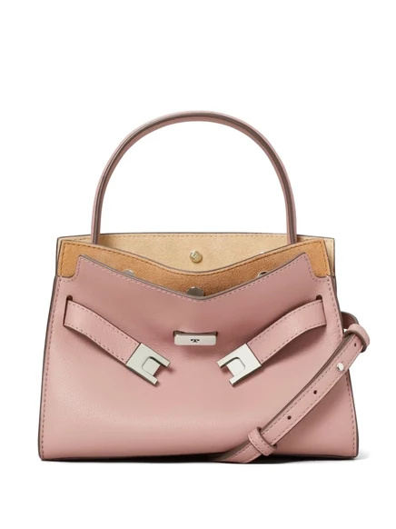 Женская сумка-тоут Tory Burch Lee Radziwill мини, розовая