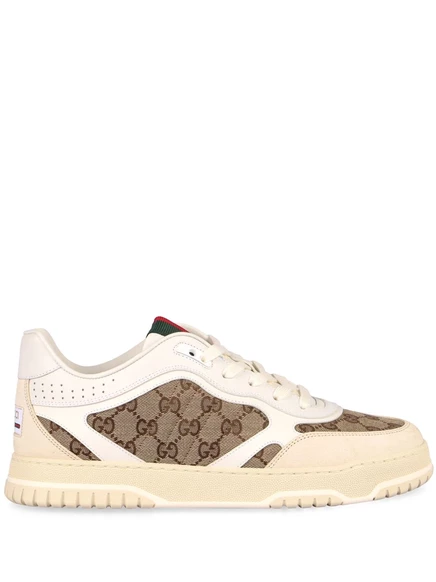 Кроссовки Gucci с отделкой Re-Web white