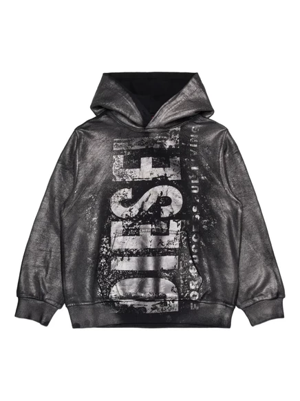 Детское худи Diesel Kids, черное