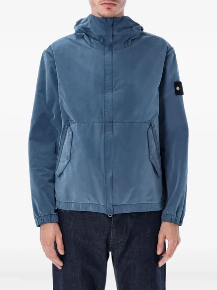 Мужская куртка с капюшоном Stone Island David Light, синяя