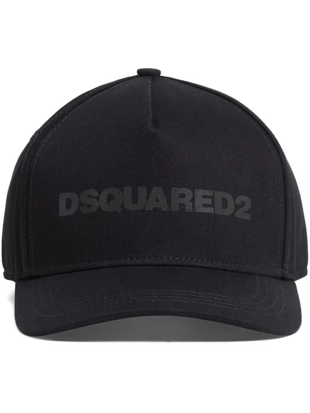 Мужская бейсболка DSquared2 с логотипом, черная
