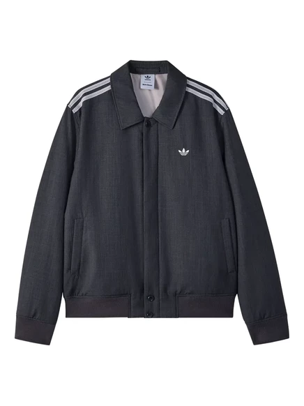 Унисекс бомбер Adidas x Wales Bonner с логотипом Trefoil, серый