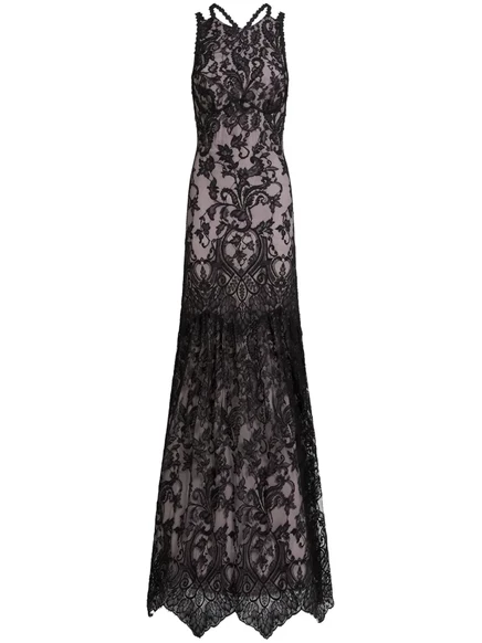 Кружевное платье ETRO black