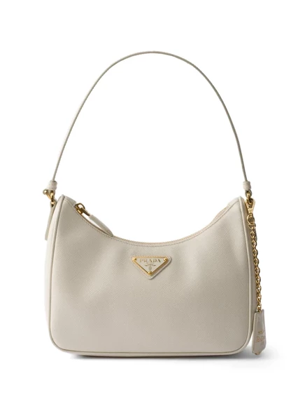 Женская мини-сумка Prada Re-Edition 2005, нейтральная