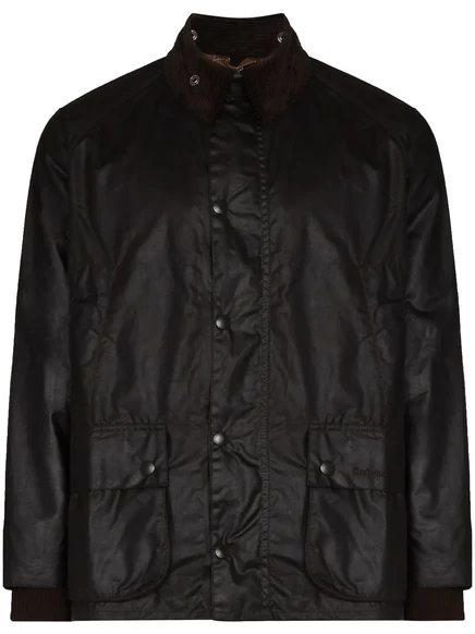 Мужская восковая куртка Barbour Bedale, черная (2)
