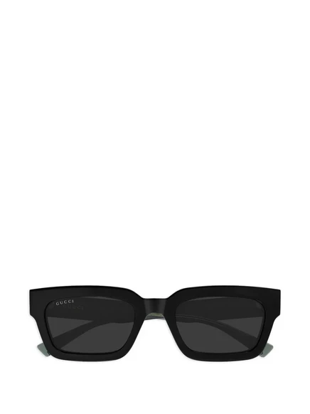 Мужские солнцезащитные очки Gucci Eyewear квадратная оправа, черные