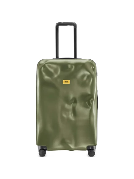 Чемодан Crash Baggage с логотипом, зеленый