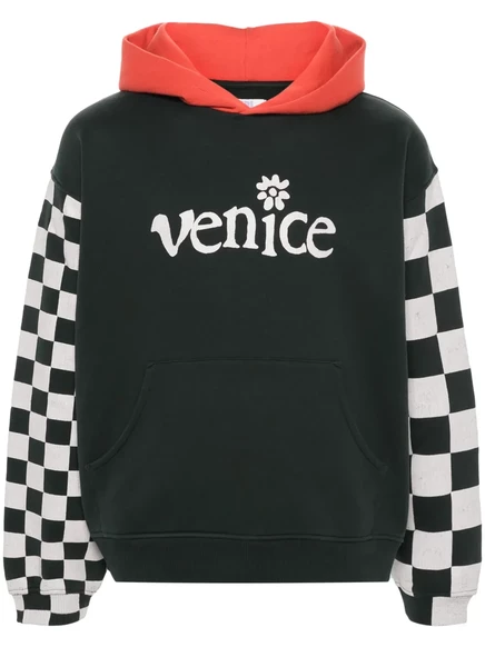 Унисекс худи ERL Venice-print колор-блок с принтом, многоцветное
