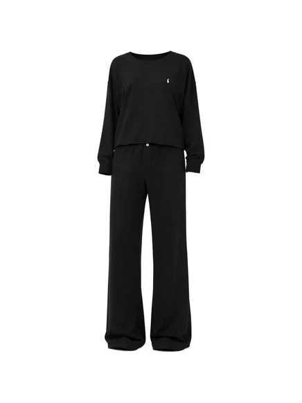 Женский пижамный комплект Polo Ralph Lauren Polo Pony, черный