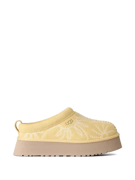 Женские мюли UGG Tazz Botanic на платформе, желтые