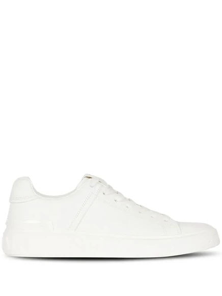 Кроссовки Balmain B-Court с низким берцем white