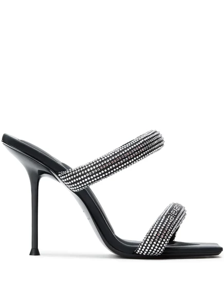 Босоножки на шпильке Alexander Wang, украшенные кристаллами