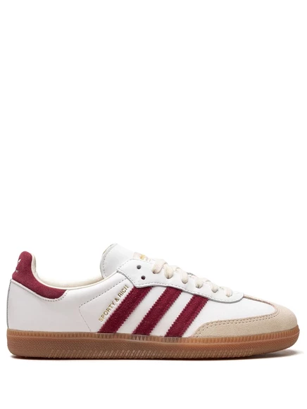 Кроссовки Adidas x Sporty & Rich Samba OG, белые