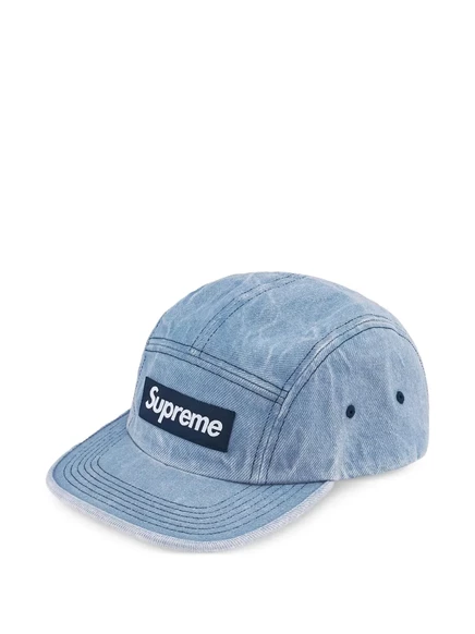 Унисекс кепка Supreme FW24 Denim, светло-голубая