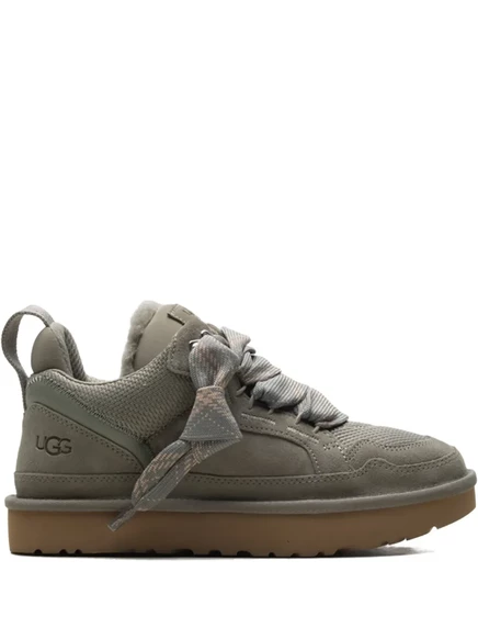 Женские кроссовки Ugg Lowmel на платформе, зеленые