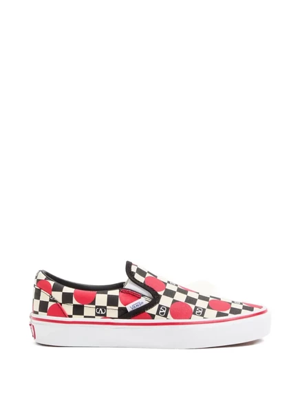 Женские слипоны Valentino Garavani x Vans VLogo, черно-белые