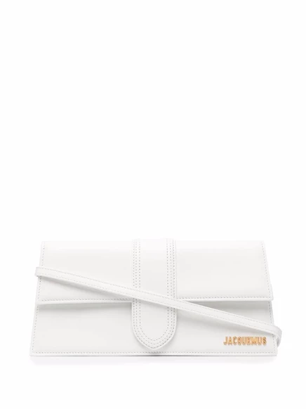 Сумка на плечо Jacquemus Le Bambino Long, белая