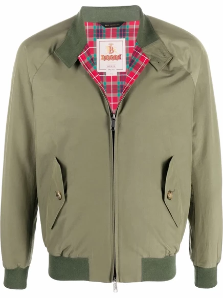 Мужская куртка-бомбер Baracuta G9 Harrington хлопковая, хаки