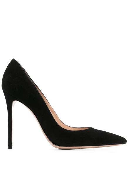 Замшевые туфли-лодочки Gianvito Rossi Gianvito 105 мм black