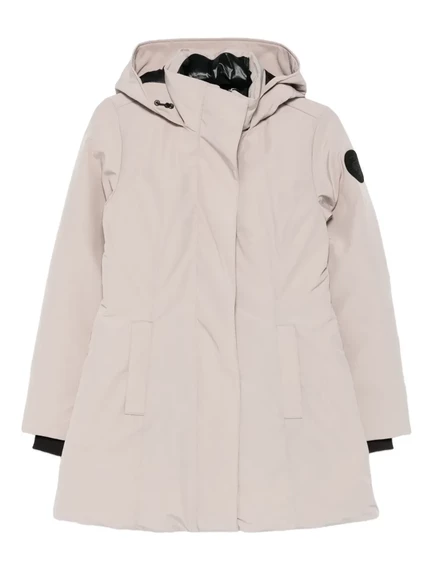 Пальто с капюшоном и нашивкой с логотипом Canada Goose neutrals
