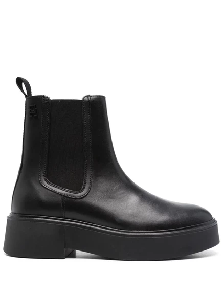 Кожаные ботинки Tommy Hilfiger black