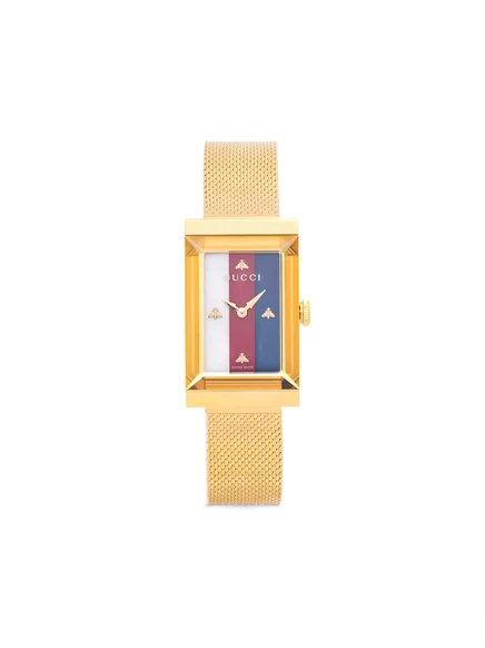 Женские часы Gucci G-Frame прямоугольные, красные