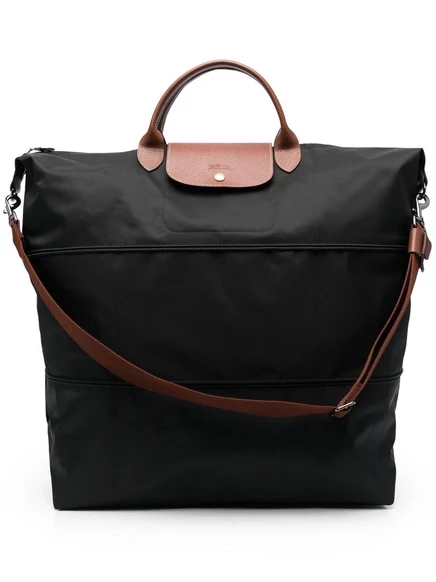 Сумка-баул Longchamp Le Pliage расширяемая, черная