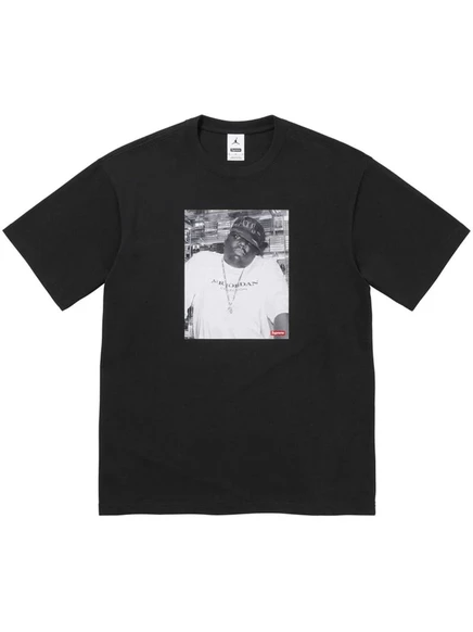 Мужская футболка Supreme x Jordan Biggie, черная