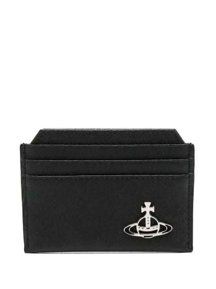 Картхолдер Vivienne Westwood с эмблемой Orb, черный