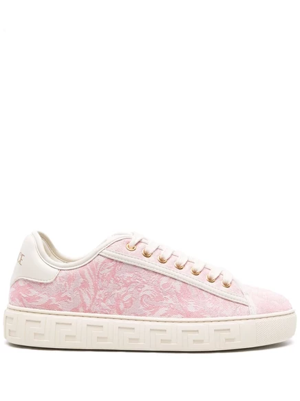 Кроссовки Versace Barocco Greca pink
