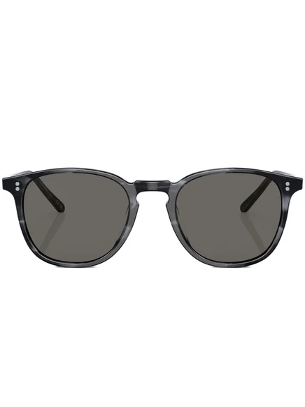 Унисекс очки Oliver Peoples Finley круглые, темно-синие