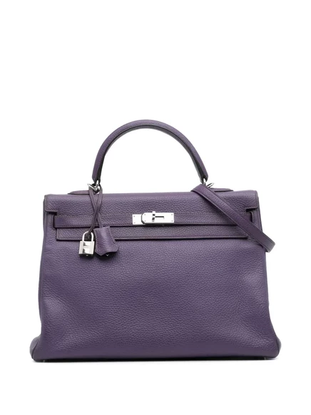 Сумка Hermès Kelly II Retourne 35, фиолетовая