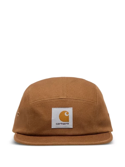 Унисекс бейсболка Carhartt WIP с квадратным логотипом, коричневая