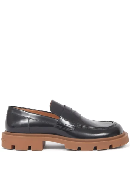 Кожаные мокасины Maison Margiela Ivy black