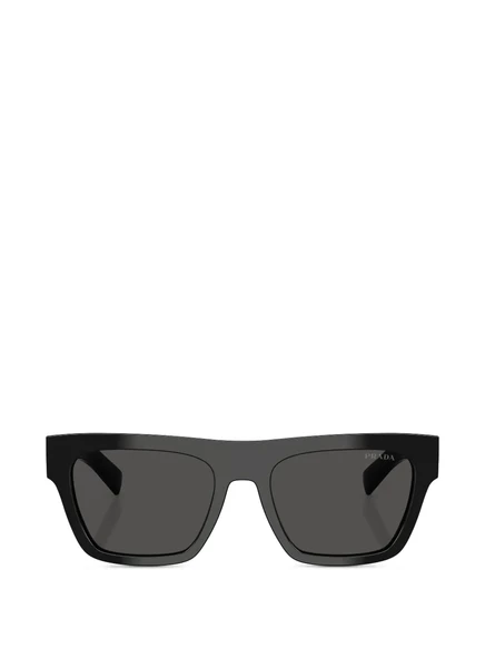 Унисекс солнцезащитные очки Prada Eyewear квадратные, черные