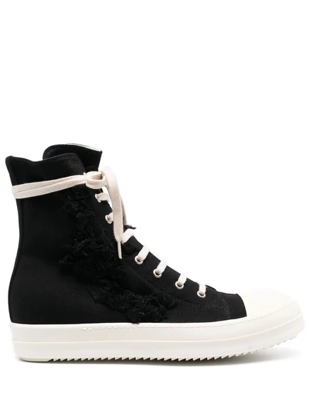 Кеды с высоким берцем от Rick Owens DRKSHDW black