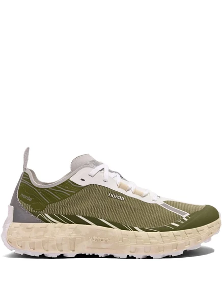 Кроссовки Norda 001 с подошвой Vibram, оливковые
