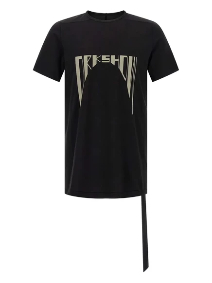 Футболка с круглым вырезом и принтом Rick Owens DRKSHDW black