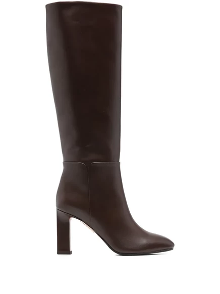 Кожаные ботинки Aquazzura 80 мм brown