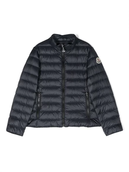 Детская утепленная куртка Moncler Enfant, синяя