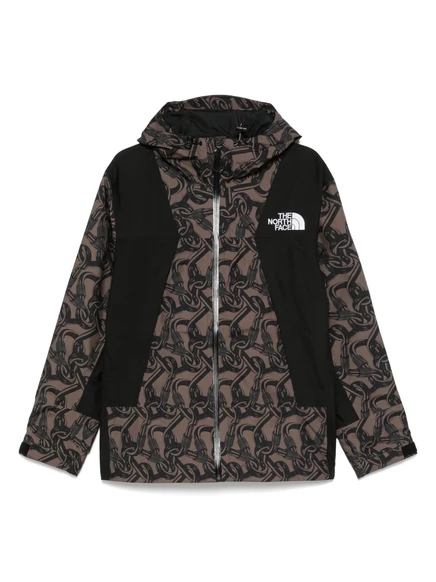 Унисекс-куртка The North Face NSE с принтом, черная