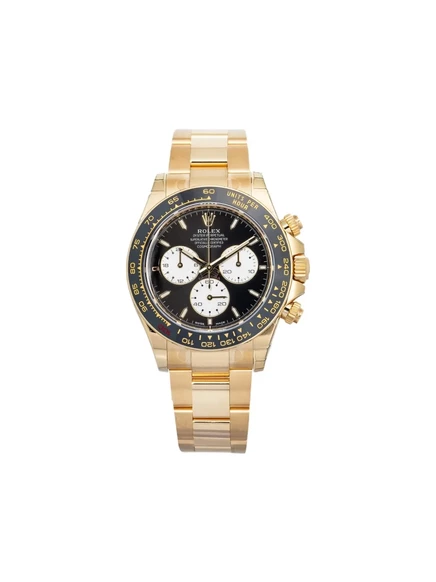 Мужские часы Rolex Daytona 40 мм 18K, черный циферблат