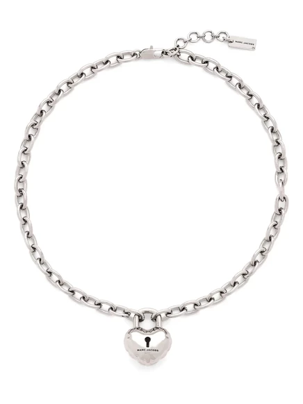Женское ожерелье Marc Jacobs Heart Balloon, серебристое
