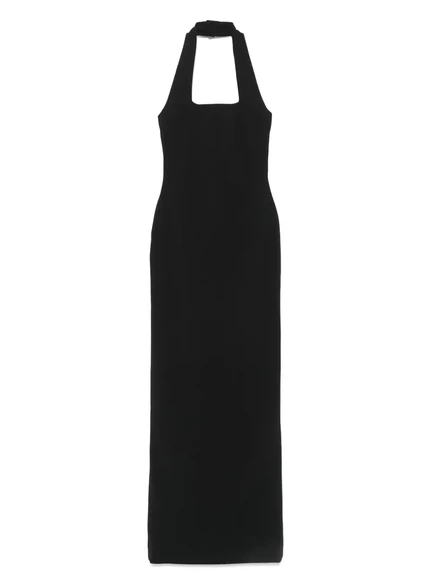 Платье с квадратным вырезом Solace London black