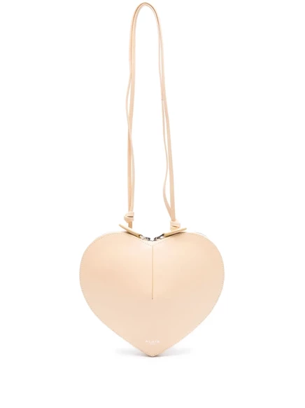 Женская сумка кросс-боди Alaïa Le Coeur, бежевая