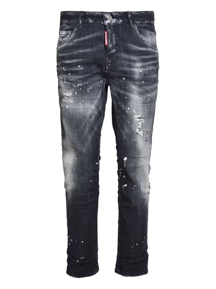 Женские джинсы DSquared2 Black Rocky Mountains, черные