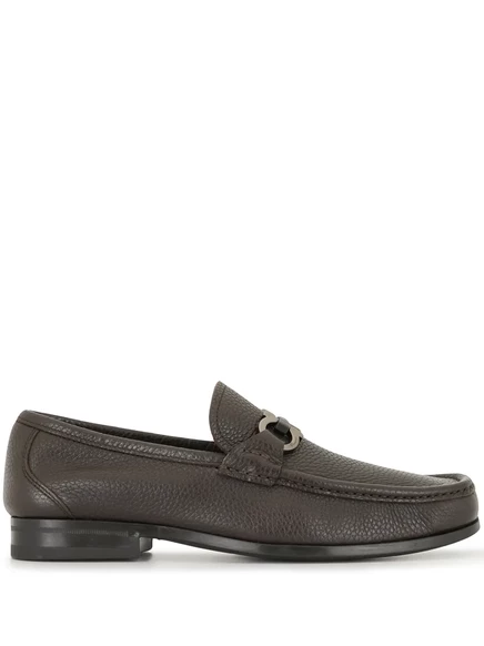 Ferragamo Gancini-Мокасины с деталями brown